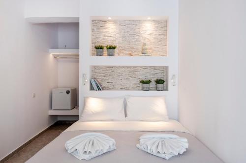 Ένα ή περισσότερα κρεβάτια σε δωμάτιο στο Galinos Hotel for adults only