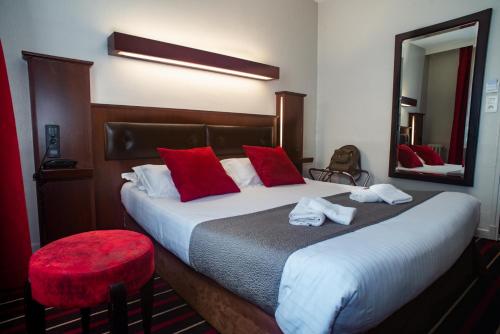 Cama o camas de una habitación en Hotel De L'univers
