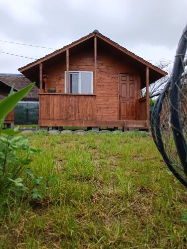 a house in the middle of a field at "La Aurel" Mahmudia in Mahmudia