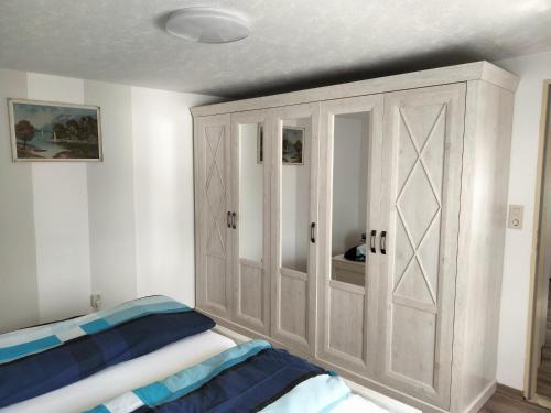 Postel nebo postele na pokoji v ubytování Ferienwohnung Odorfer