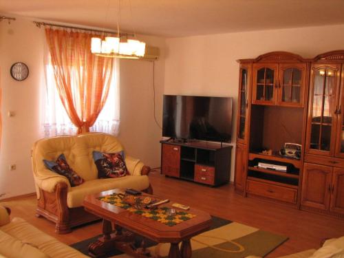 TV a/nebo společenská místnost v ubytování Vila Jovana A