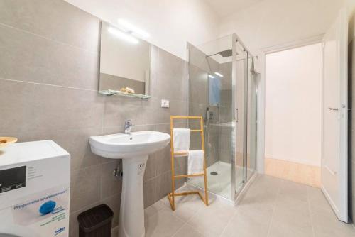 Koupelna v ubytování Gianicolo Cozy Suite
