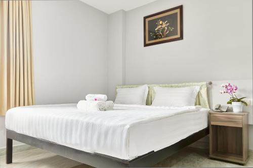 Ένα ή περισσότερα κρεβάτια σε δωμάτιο στο Song Anh 1 Hotel