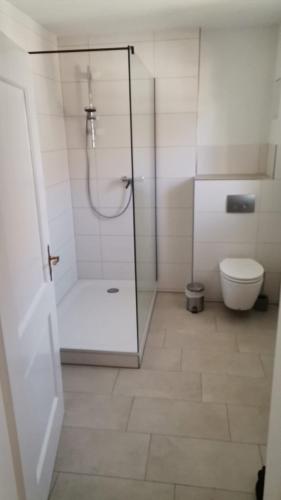 Koupelna v ubytování Altes Vogtshaus