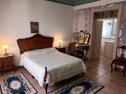 Säng eller sängar i ett rum på Casa de São Cucufate - Casa de Campo