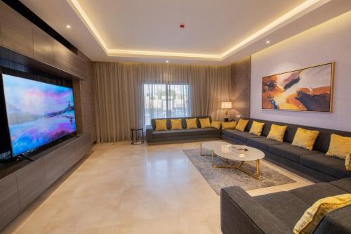 TV a/nebo společenská místnost v ubytování Dorat Najd Resort