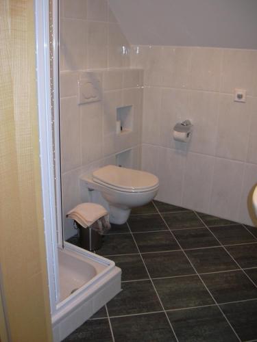Koupelna v ubytování Weingut Gästezimmer Gruber