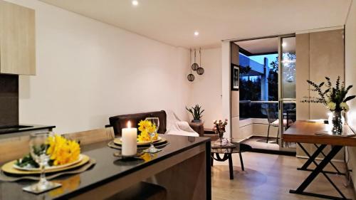 Apartment in countryside with hotel services