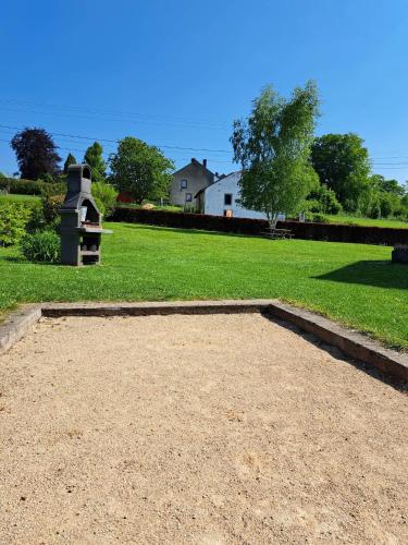 Zahrada ubytování Gîte Wibrin-Achouffe
