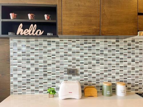 Η κουζίνα ή μικρή κουζίνα στο Citygate in Kamala beach - Perfect Stay for Digital Work