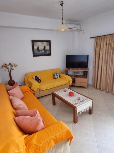Χώρος καθιστικού στο Astali Beach House
