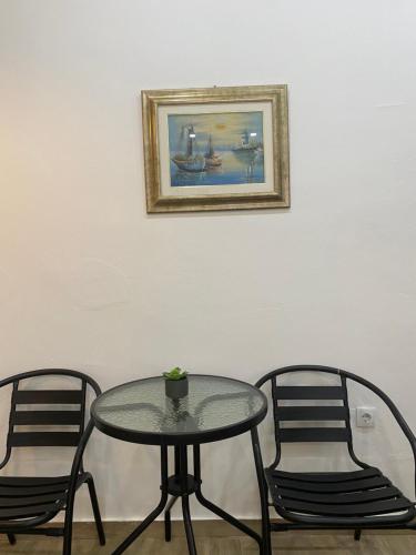 Χώρος καθιστικού στο Xhan Apartments