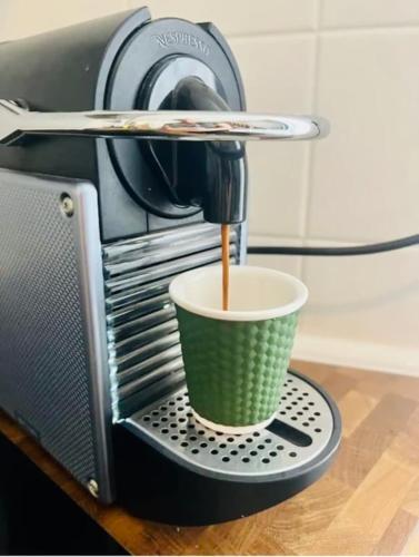 クレルモン・フェランにあるcozy studio in the heart of Clermont-Ferrandのコーヒーメーカー