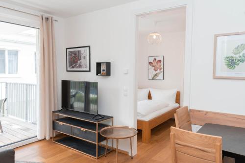 Modern apartment with big balcony near city center