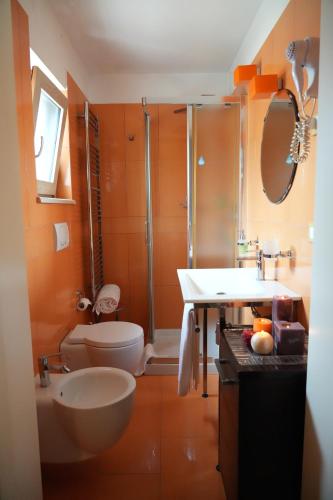 Koupelna v ubytování Bed & Breakfast Al Borgo