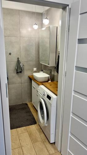 Ένα μπάνιο στο Chill apartament