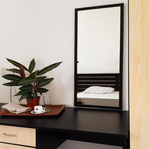 Ein Bett oder Betten in einem Zimmer der Unterkunft Apartments DEA