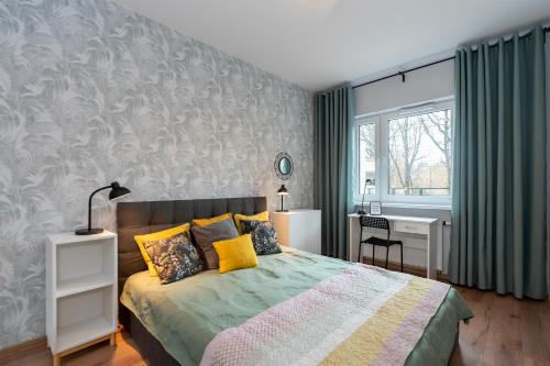 Posteľ alebo postele v izbe v ubytovaní High Standard Luxury Manufaktura