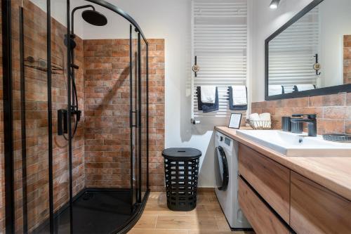 Kúpeľňa v ubytovaní High Standard Luxury Manufaktura