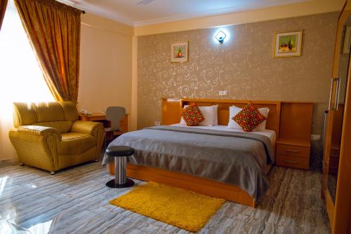 Exotic Palace Hotelにあるベッド