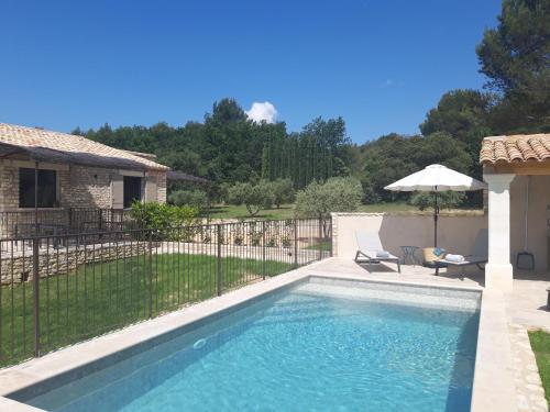 Πισίνα στο ή κοντά στο Bastide Toujours Dimanche, Maison de vacances avec vue & piscine chauffée