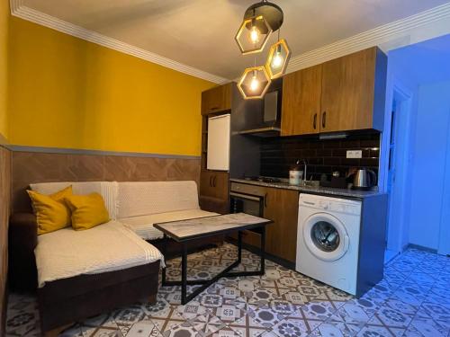 Kuchyň nebo kuchyňský kout v ubytování Beta GuestHouse