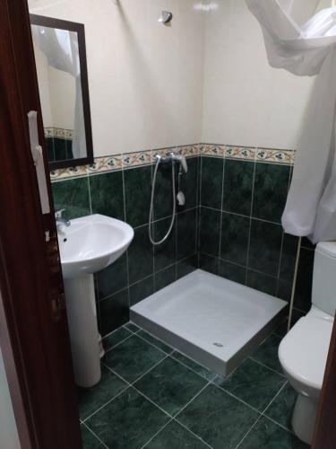 Koupelna v ubytování Cruz Verde