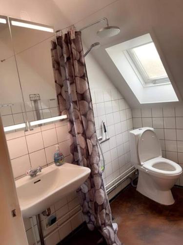 Koupelna v ubytování Casa del Stadil