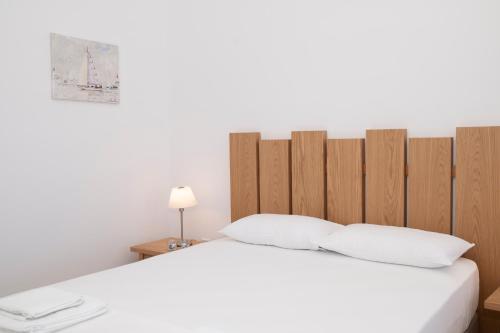 Cama o camas de una habitación en Asterias Studios Finikounda