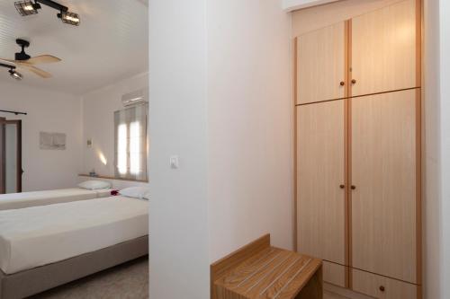 Cama o camas de una habitación en Asterias Studios Finikounda
