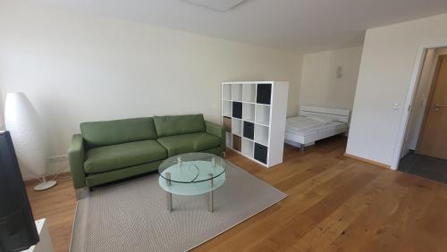 Postel nebo postele na pokoji v ubytování Apartment Lindenberg FEWO