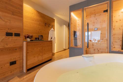 Koupelna v ubytování Hotel Alpi