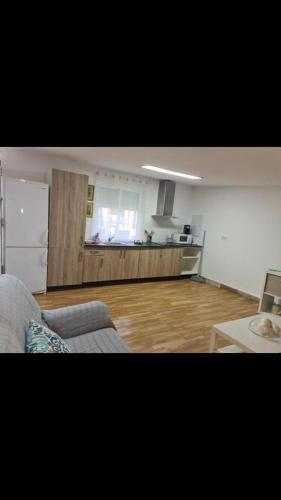 Dapur atau dapur kecil di Finca el atardecer- Apartamento El Peral