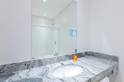 Koupelna v ubytování Tri Hotel Executive Osório