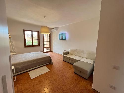 Letto o letti in una camera di Villa Rosa