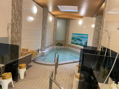 Koupelna v ubytování Hotel Daimatsuso