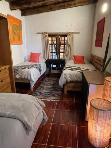 Postel nebo postele na pokoji v ubytování Casa de campo ideal para descansar y desconectarse