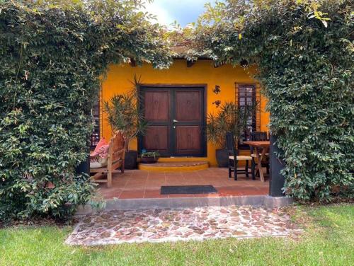 Zahrada ubytování Casa de campo ideal para descansar y desconectarse