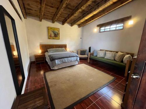 Postel nebo postele na pokoji v ubytování Casa de campo ideal para descansar y desconectarse