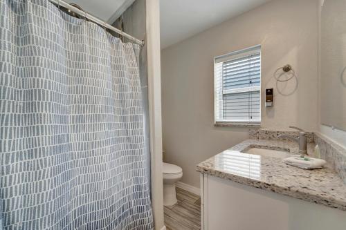 Koupelna v ubytování Bungalow B