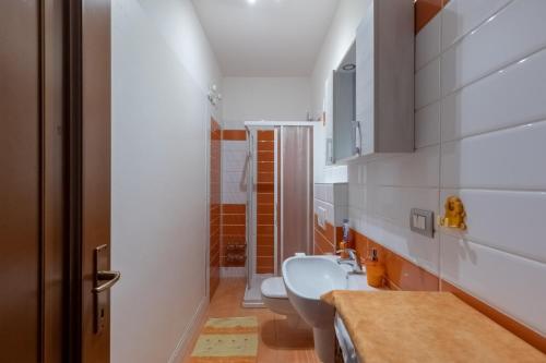Koupelna v ubytování Casa vacanze- Debra