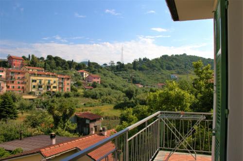 a view from the balcony of a house at Affittacamere DA MARIA TERESA in Sestri Levante