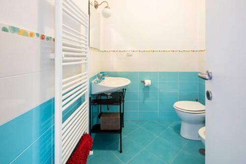 Koupelna v ubytování B&B Dimora Paolina