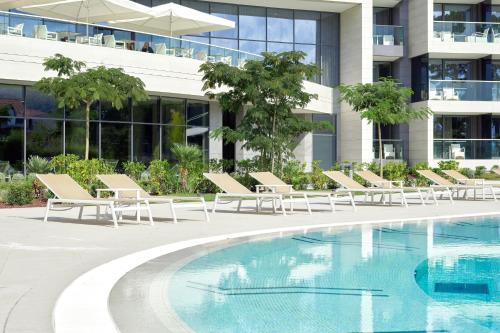 Bazén v ubytování Sheraton Dubrovnik Riviera Hotel nebo v jeho okolí