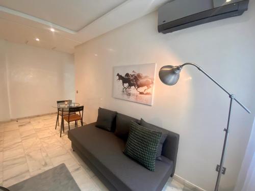 Zona de estar de Appartement les pieds dans l'eau WELCOME STAY