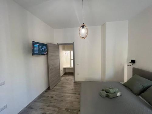 TV a/nebo společenská místnost v ubytování Rooms Via XX Settembre