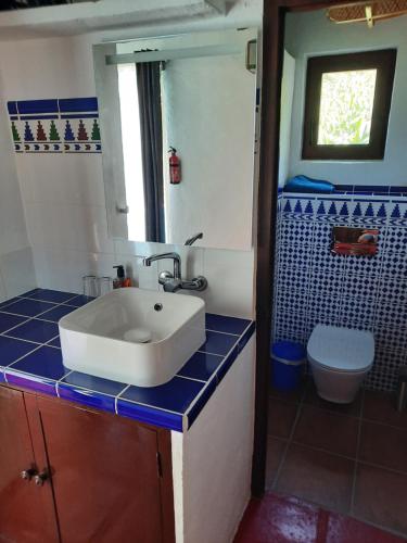 Ένα μπάνιο στο B&B rural El Oasis