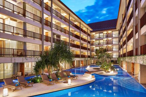 Bazén v ubytování Four Points by Sheraton Bali, Kuta nebo v jeho okolí