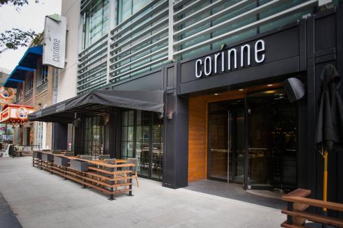 a store front of a building with a sign on it at Le Meridien Denver Downtown in Denver