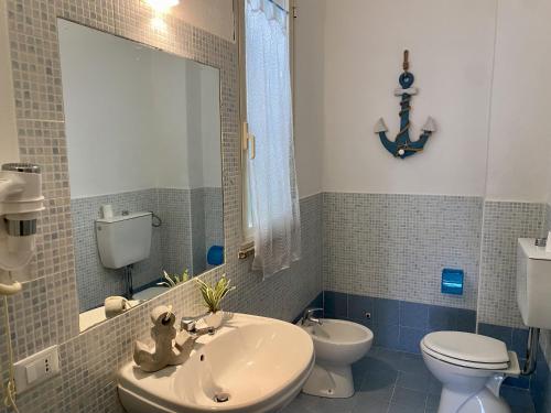 Koupelna v ubytování Nonna Ita